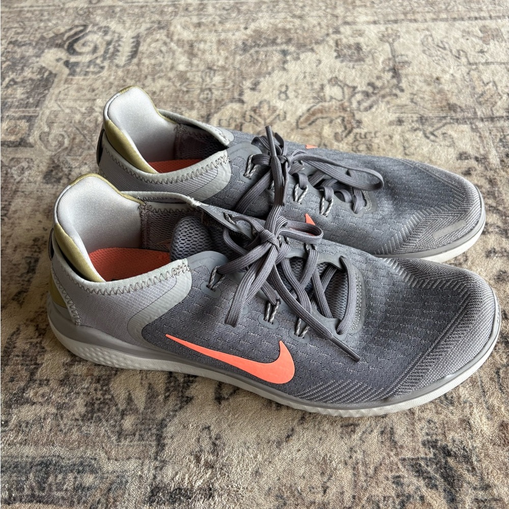 Nike Gray and Pink Women’s Running Shoes